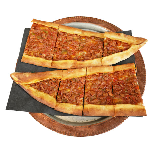 diced meat pide