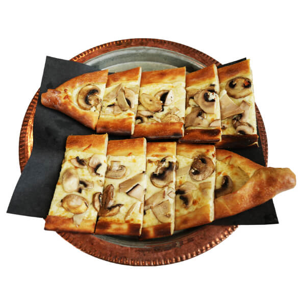 mushroom pide